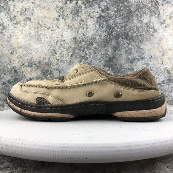 Irish Setter Men\'s Size 14D Navigator Stone Beige Brown Leather Moc Toe Shoes main image 6